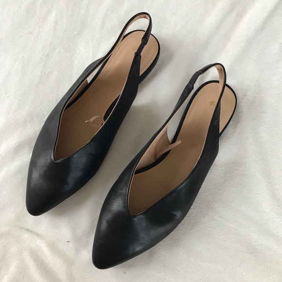 Like New H&M Point Toe Flats Size 41 (10)